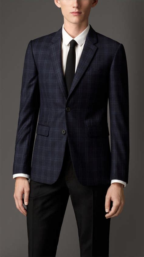 burberry navy blazer|burberry suit men's.